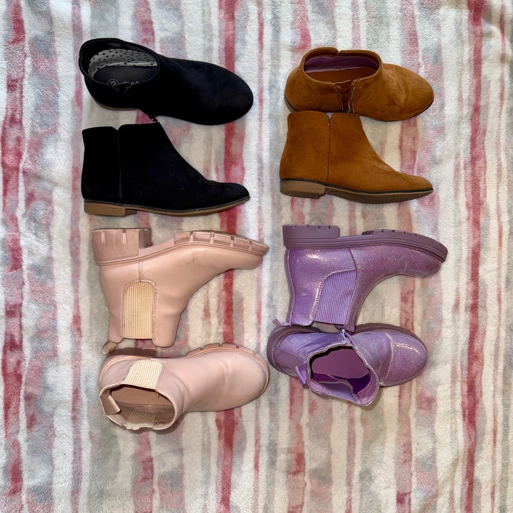 Stylish girl Ankle Boots - 4 pairs sz13